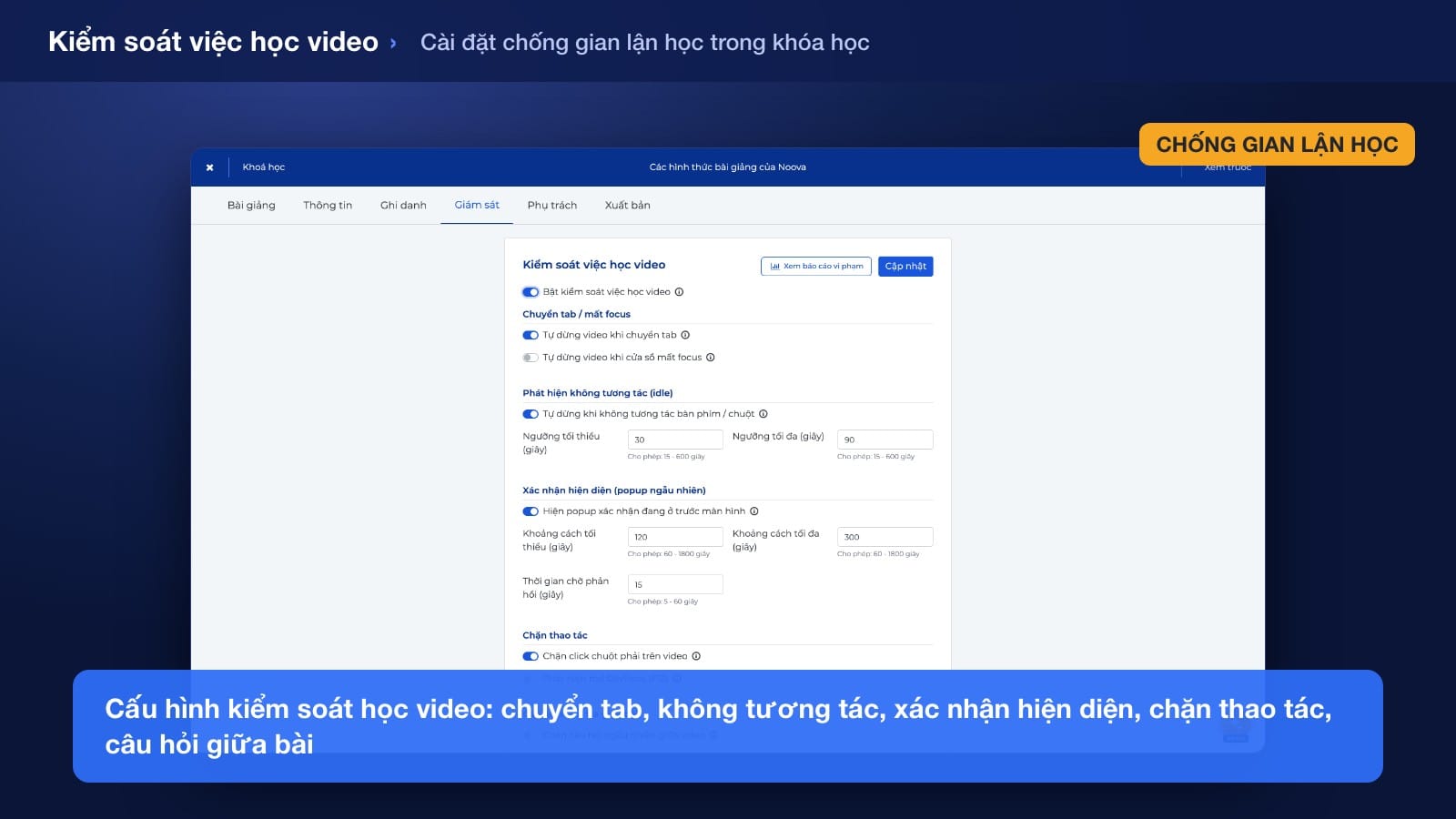 Chống gian lận trong học trực tuyến: các loại vi phạm và cách phát hiện